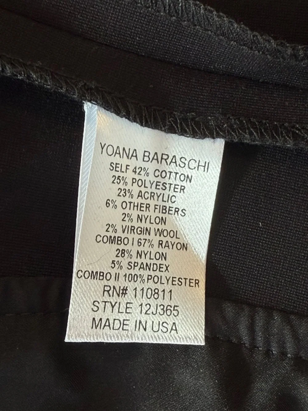 Yoana Baraschi Sz 8 Black Orange Quilted Tweed Five Star Shaper Jacket - Picture 11 of 11